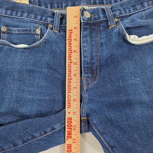 J. Crew Jeans Mens 32x30 Denim Slim Fit Narrow Leg Style 484 Dark Wash - Picture 9 of 12